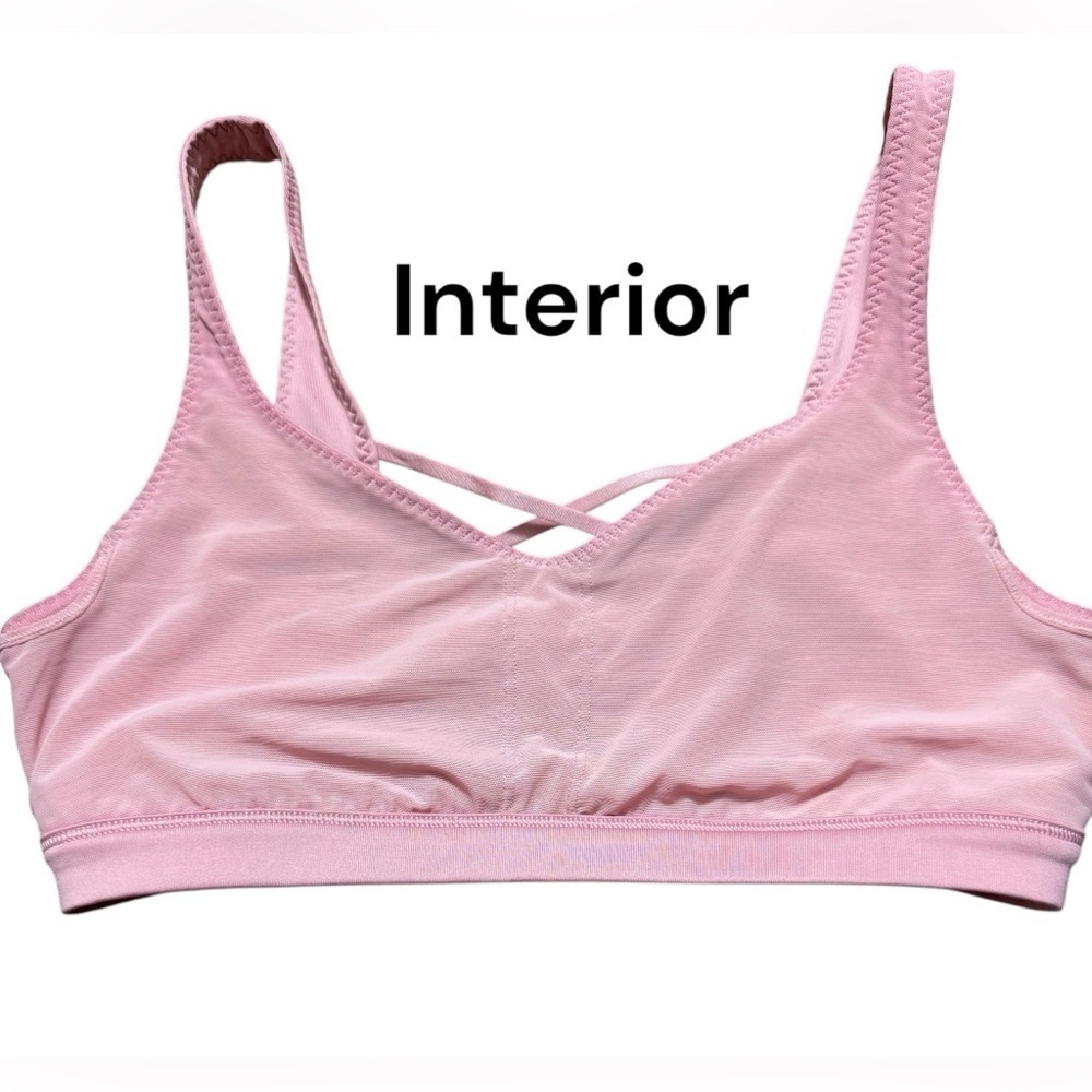 Victoria Sport Ballet Pink Size Medium Strappy Sports Bra - Picture 6 of 14